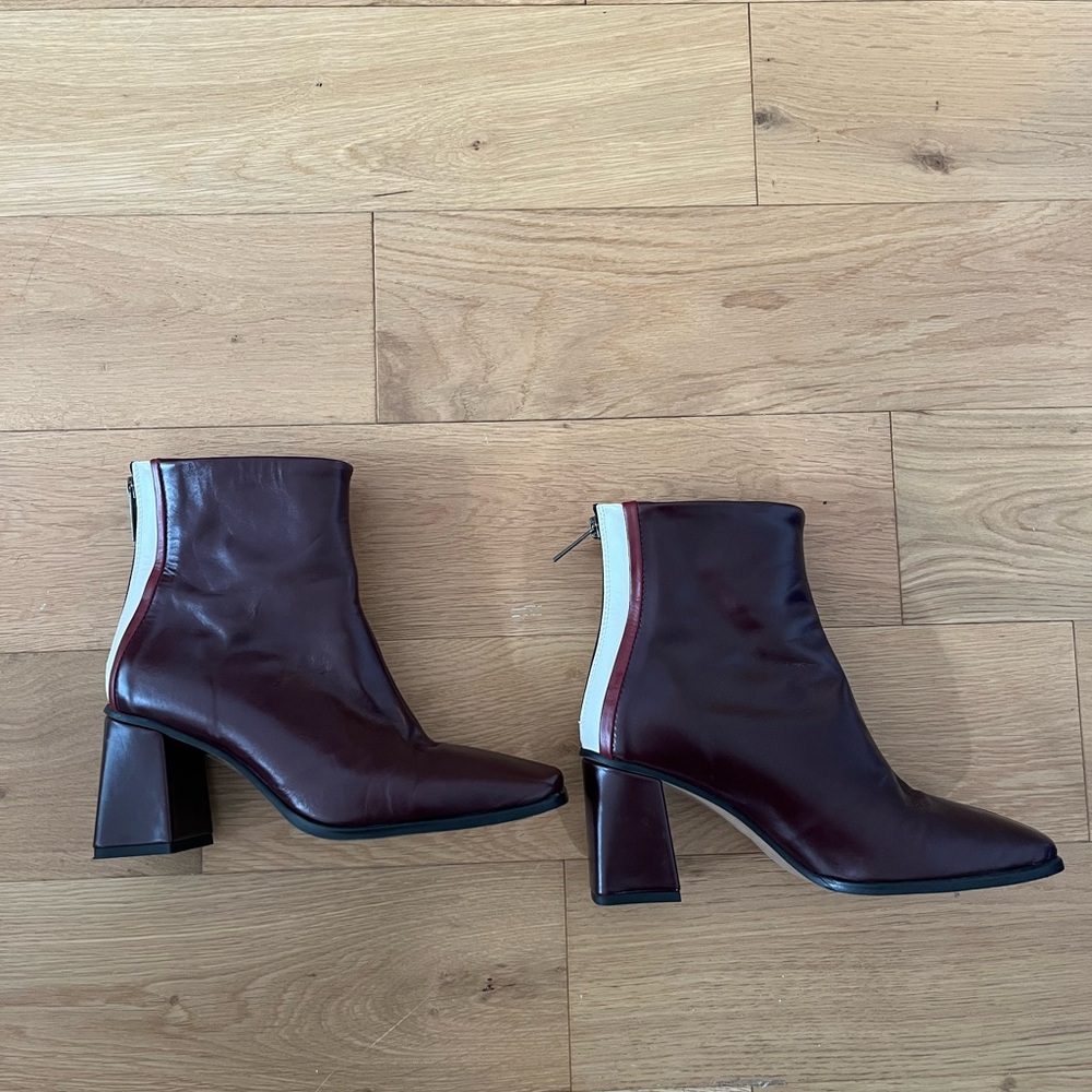 Burgundy Ankle Boots